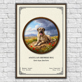 Anatolisk herdehund Zoologisk serie Poster