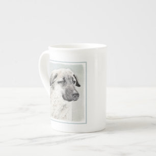Anatolisk shepherd Painting - Original Hund Art Benporslin Mugg