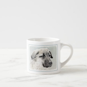Anatolisk shepherd Painting - Original Hund Art Espressomugg