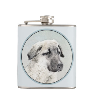 Anatolisk shepherd Painting - Original Hund Art Fickplunta