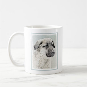 Anatolisk shepherd Painting - Original Hund Art Kaffemugg