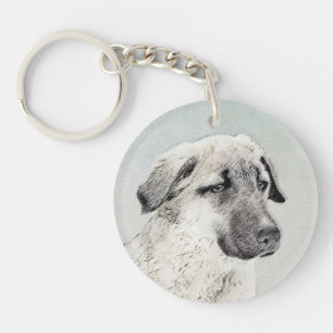 Anatolisk ytmålning - originalkonst av Hund