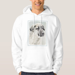 Anatolisk ytmålning - originalkonst av Hund Hoodie