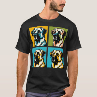 Anatoliska Shepherd Art Hundälskares T Shirt