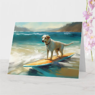Anatoliska shepherd Beach Surfing Painting Kort