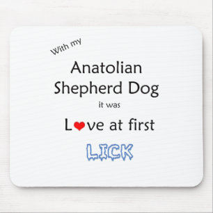 Anatoliska Shepherd Hund Slickar design Musmatta