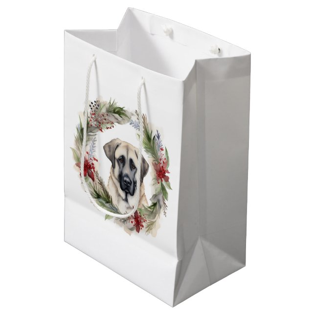 Anatoliska Shepherd-julen Utandning Festive Valp (Framsidan Vinklad)