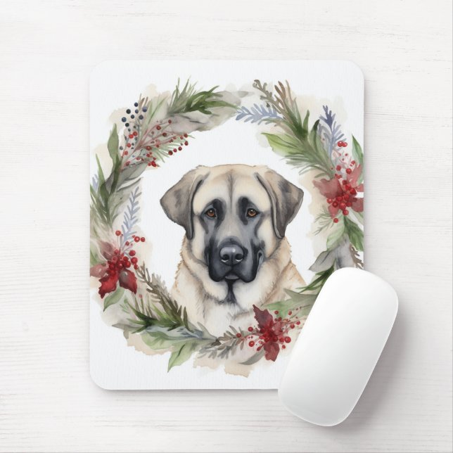 Anatoliska Shepherd-julen Utandning Festive Valp Musmatta (Med mus)