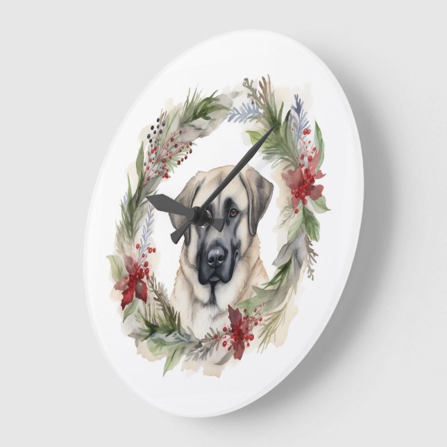 Anatoliska Shepherd-julen Utandning Festive Valp Stor Klocka (Vinkel)