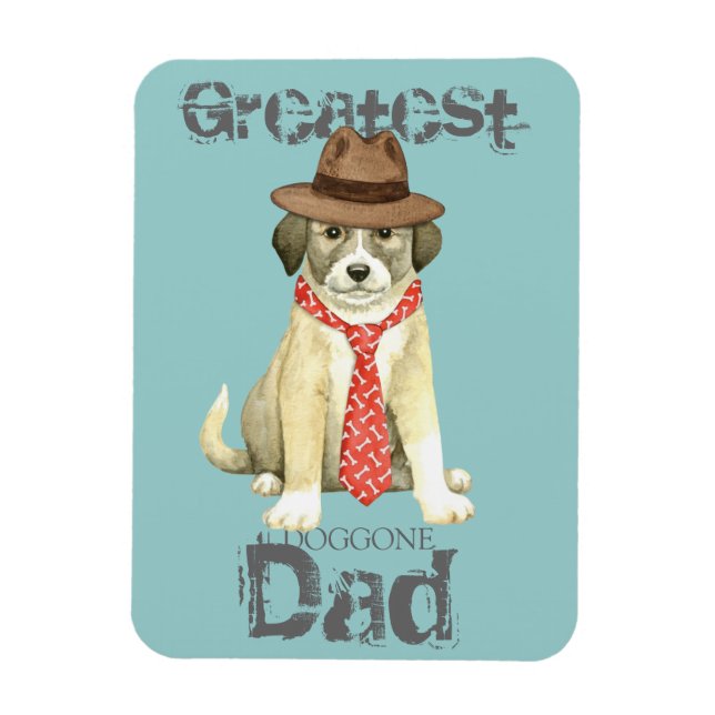 Anatoliska Shepherd Pappa Magnet (Vertikal)