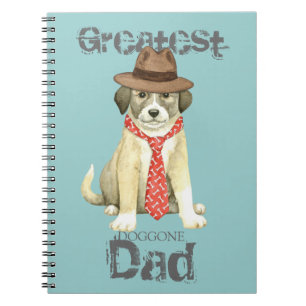 Anatoliska Shepherd Pappa Notebook Anteckningsbok