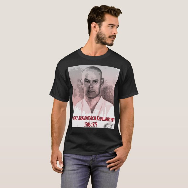 Anatoly Arkadyevich Kharlampiyev SAMBO T Shirt (Hel framsida)