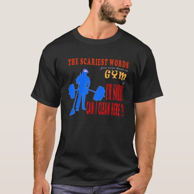 Anatoly - kan jag rengöra det här roliga gymmet sk t shirt (Framsida)