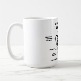 Anatomi A Chihuahua Rolig hund Jumbo Mugg