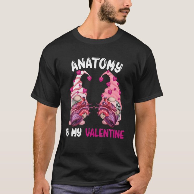 Anatomi är min Valentine Nurse Med School Valentin T Shirt (Framsida)