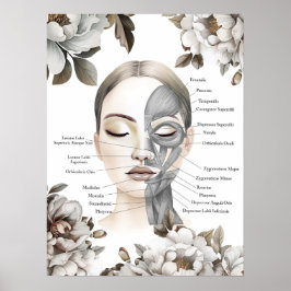 Anatomi Art Massage Therapist Gift Poster