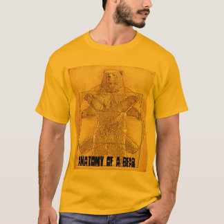 Anatomi av en björnanpassningsbar T T-shirt