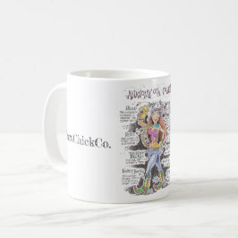 Anatomi av en Cowgirlkaffemugg Kaffemugg