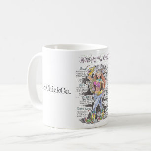 Anatomi av en Cowgirlkaffemugg Kaffemugg