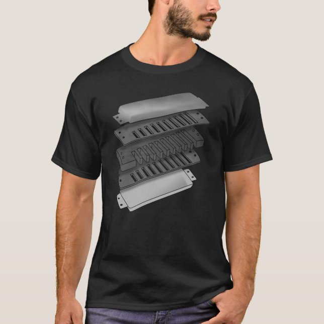 Anatomi av en deppighetharpa tee shirt (Framsida)