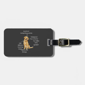 Anatomi av en Golden Retriever - Rolig hundmamma/P Bagagebricka