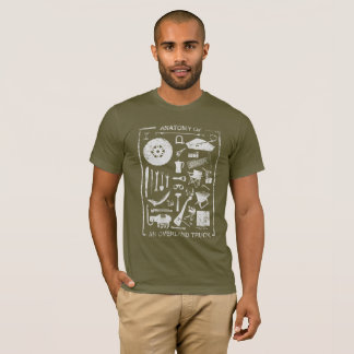 Anatomi av en Overland lastbil Tee Shirt