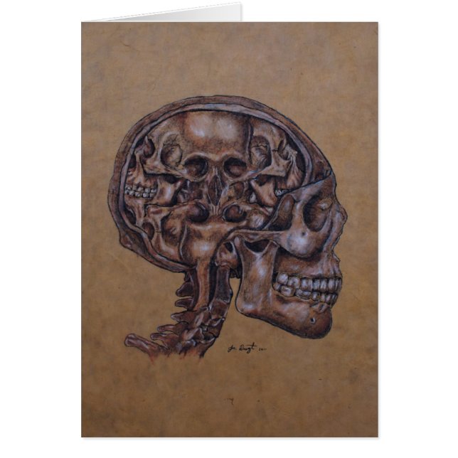 Anatomi av en Schizophrenic OBS Kort (Framsidan)