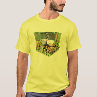 Anatomi av en växtlövt-skjorta t-shirt