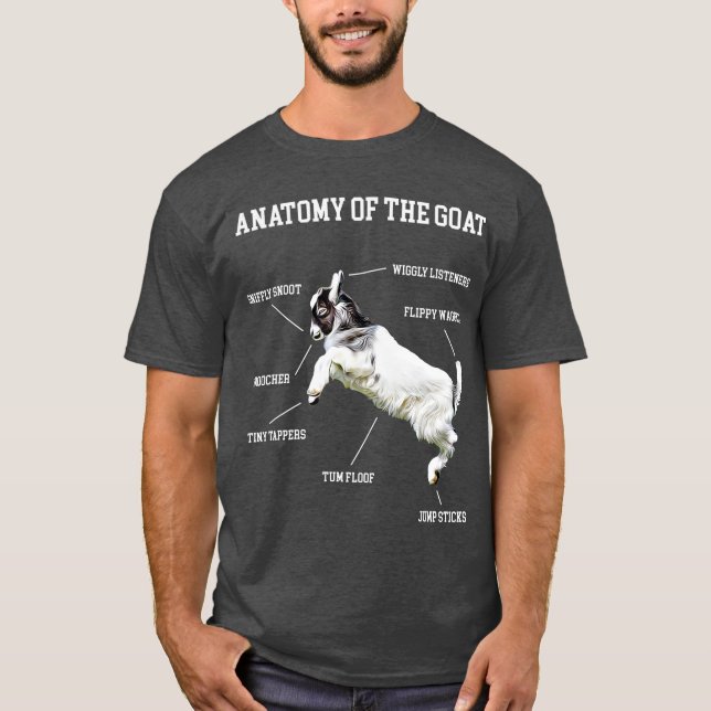 Anatomi getköttet Baby Kid Cute Animal Älskare T Shirt (Framsida)