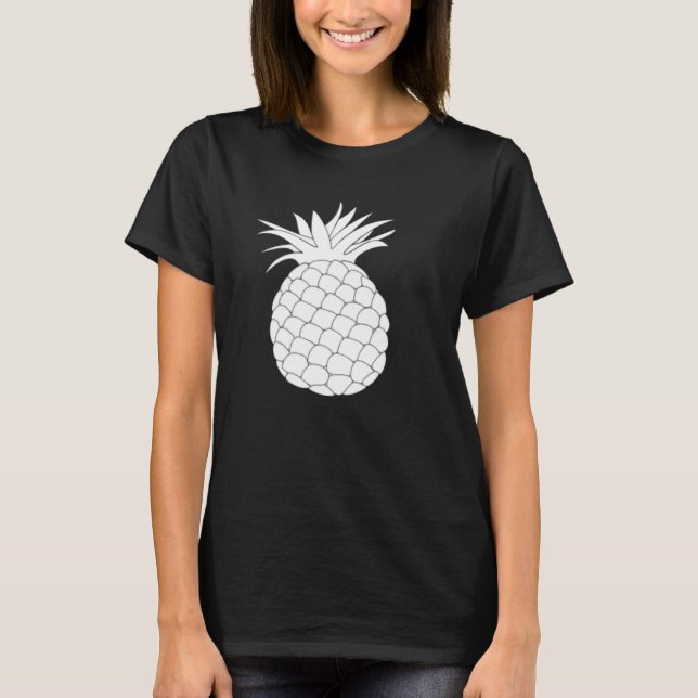 Anatomi hos ananas t shirt (Framsida)
