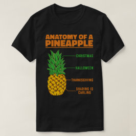 Anatomi hos en ananas Älskare Helgdagar-Coola T Shirt