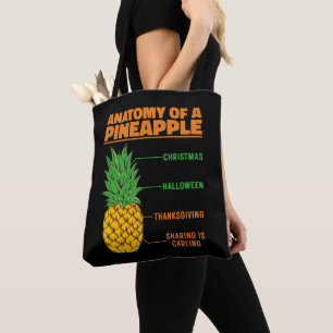 Anatomi hos en ananas Älskare Helgdagar-Coola Tygkasse