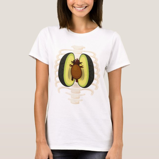 Anatomi hos en Avocado T Shirt (Framsida)
