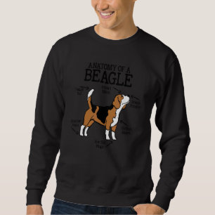 Anatomi Hos En Beagle För Hund 1 Lång Ärmad Tröja