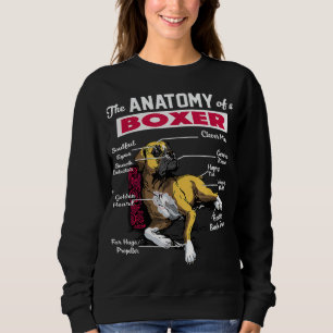 Anatomi hos en Boxer Hund - Lustigt för Boxer älsk T Shirt