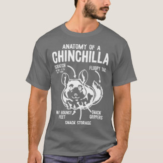 Anatomi hos en Chinchilla Chinchillas T Shirt
