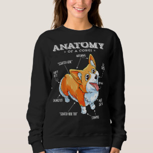 Anatomi hos en Corgi T-Shirt-Rolig hund T Shirt