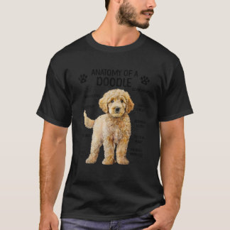 Anatomi hos en Doodle Hund Doodle Owner Goldendood T Shirt