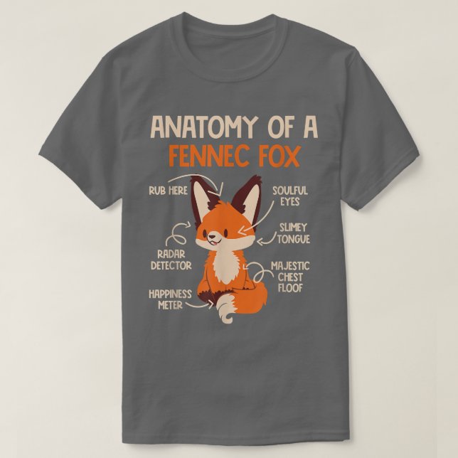 Anatomi hos en FENENC FO Cute for Älskare FENENENC T Shirt (Design framsida)