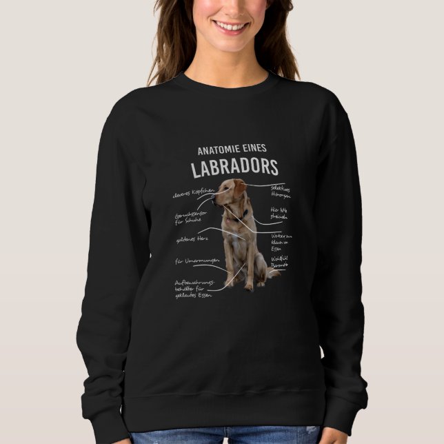 Anatomi hos en fruktbar Labrador-Hund T Shirt (Framsida)