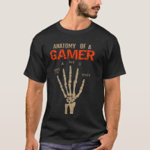 Anatomi hos en Gamer Skeleton Hand Tangentbord T-S