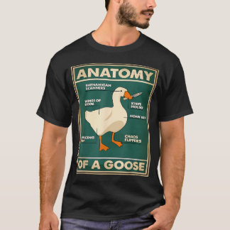 Anatomi Hos En Gås Rolig Meme Djurälskare T Shirt