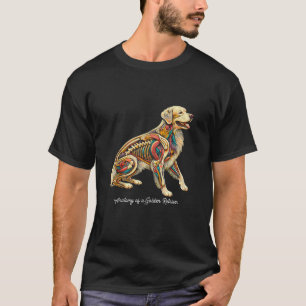 Anatomi hos en Golden hämmare hundägare Pappa Mamm T Shirt