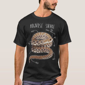 Anatomi Hos En Hognose Orm T Shirt
