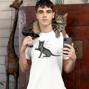 Anatomi hos en katt t shirt