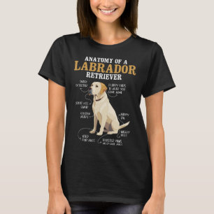Anatomi hos en labrador Retriever Puppy Owner Lo T Shirt