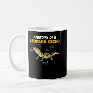 Anatomi hos en leopard Gecko Kaffemugg