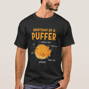 Anatomi hos en Pufferfisk T Shirt