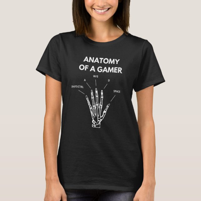 Anatomi hos en spelhud t shirt (Framsida)