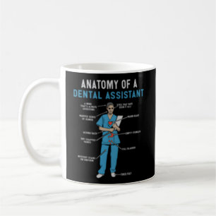 Anatomi hos en tandassistent kaffemugg